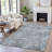 Machine Washable Indoor/Outdoor Xhevrie Blue Rug-111946783