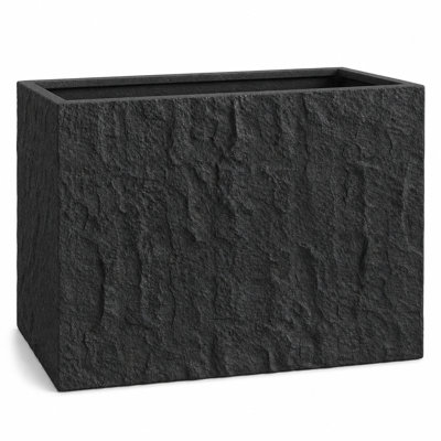 Boîte à fleurs rectangulaire Rock Texture