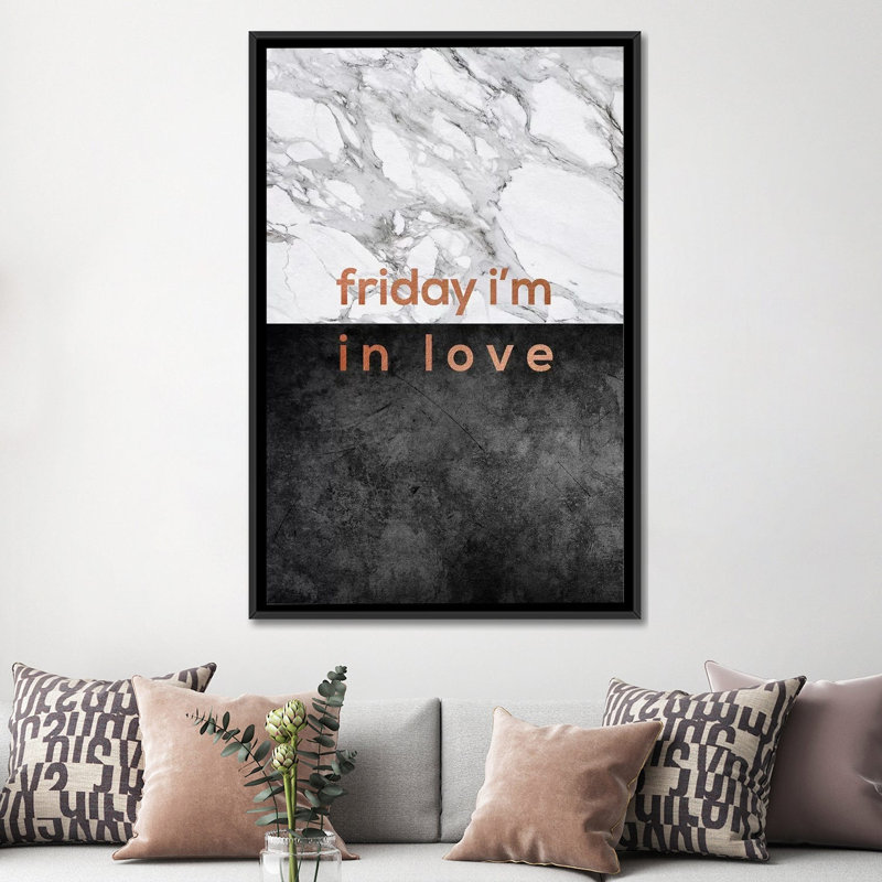 «I'm I'm Love», impression sur toile, H 60 po x l 40po x P 1,5 po, Toile tendue, Pas de tapis