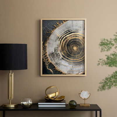 ABSTRACT Series CCLI, reproduction encadrée - bois massif