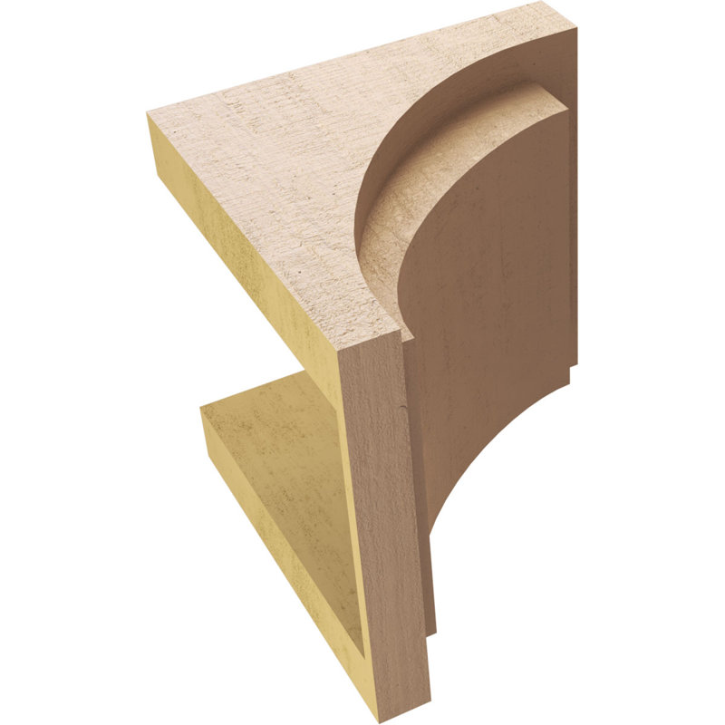 Bois de cèdre brut RiveraThane Corbel, apprêté brun clair Rivera, H 10 po x l 10 po x P 10 po