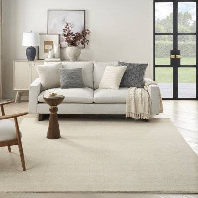 Mihira Geometric Wool Hand Woven Area Rug