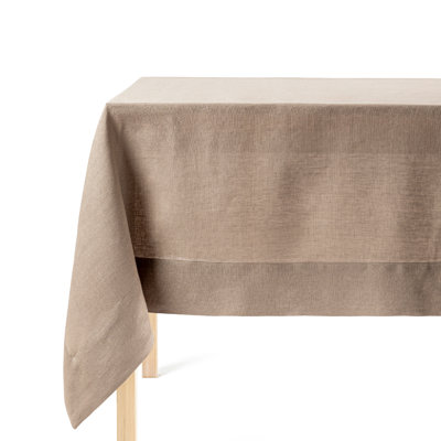 over&back 108" 100% Linen Tablecloth
