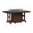 Hammered Top Black with Chocolate Brown Base