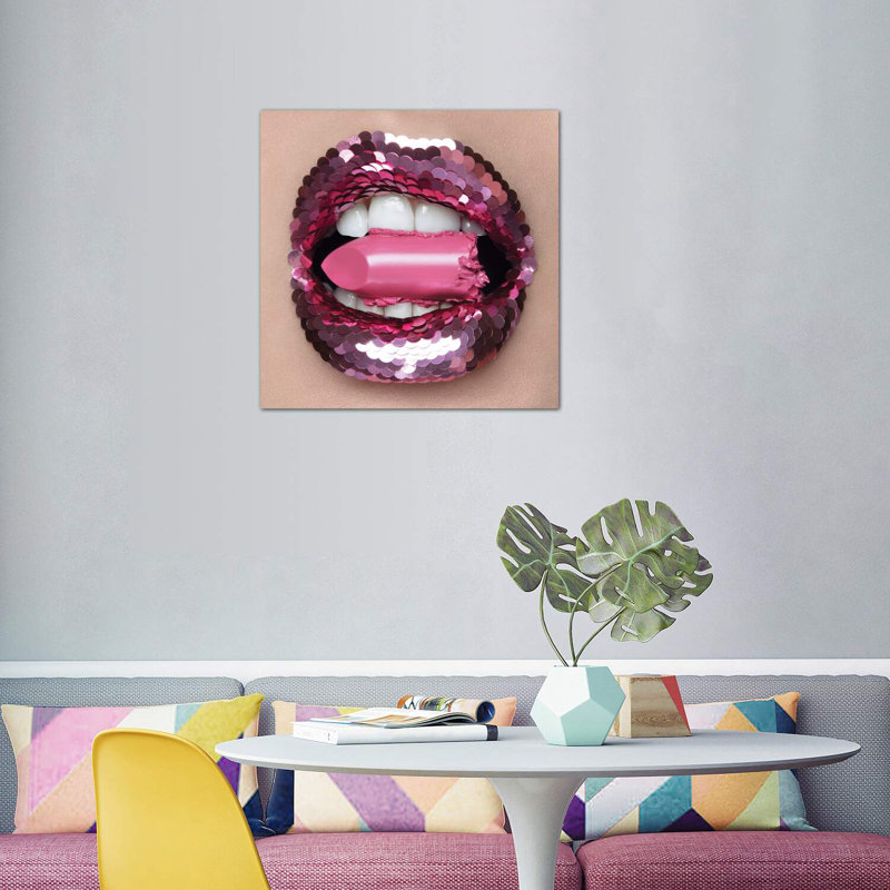 «Empty Calories» par Vlada Haggerty - impression d'art graphique, Toile tendue, H 37 po x l 37 po x P 1,5 po