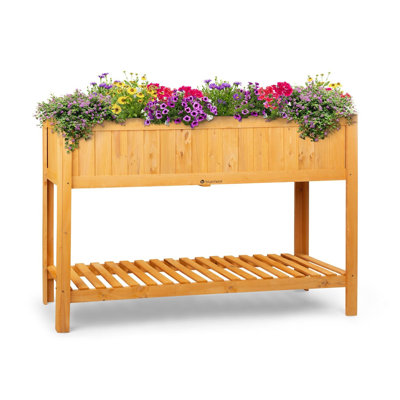 Wood Raised Garden Bed