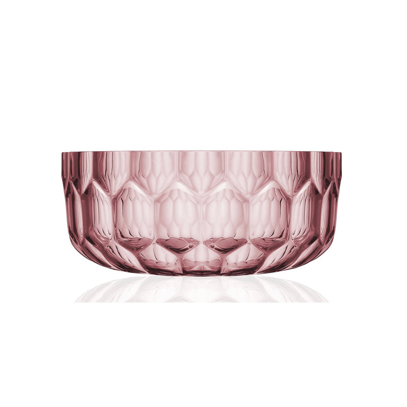 Jellies Transparent Or Mass-dyed Thermoplastic Technopolymer Bowl, Pink
