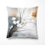 Coussin décoratif à motifs botaniques et floraux du milieu du siècle - Coussin décoratif-135800821