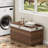 Boho Wicker Storage Trunk,Storage Basket,Bavan Rattan Basket-1058241590