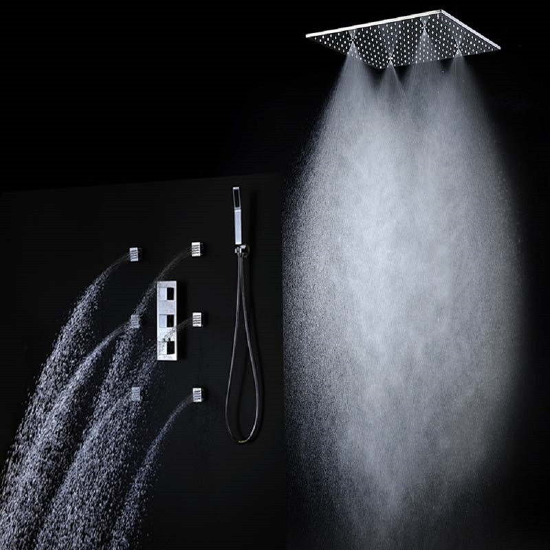 Ensemble de pomme de douche à jet de pluie et brume FontanaShowers
