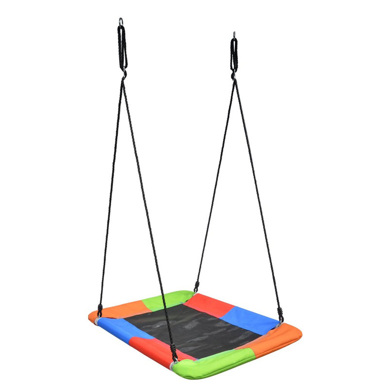 Balançoire de jeu de plateforme carrée 40 po x 30 po Swinging Monkey Giant (paquet de 2)
