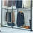 Fiona 143 In. W White Freestanding 4 Tower System 8 -Shelf Walk In Wood Closet System With Metal Frame
