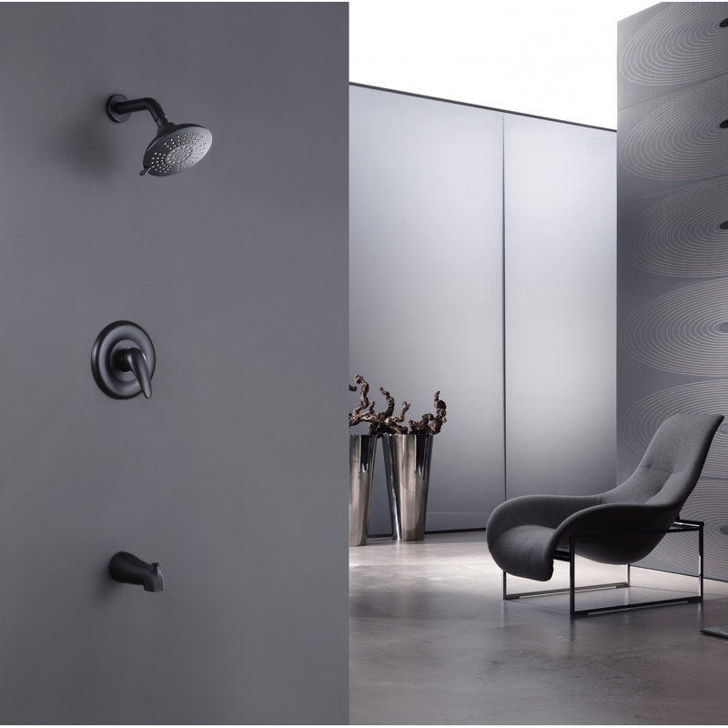 Raindance Full/Standard Adjustable Shower Head, Matte Black