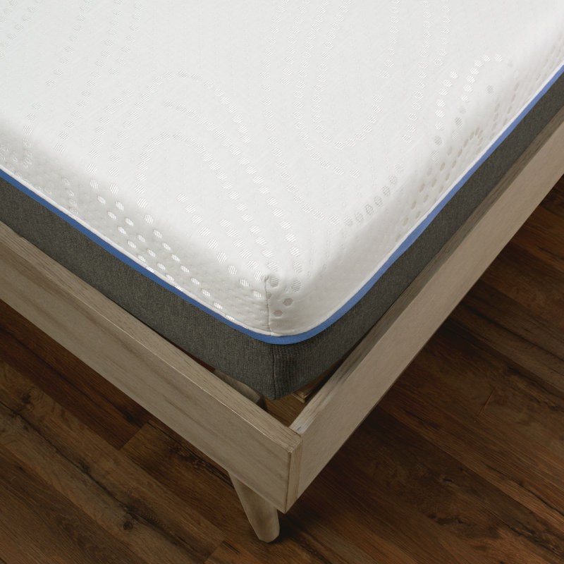 Matelas en mousse viscoélastique imprégnée de gel 10 po White Noise, Double