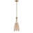20 inches Sprig 3 Light Pendant in Polished Grass