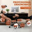 Chaise de bureau ergonomique avec repose-pieds Murva-443982185
