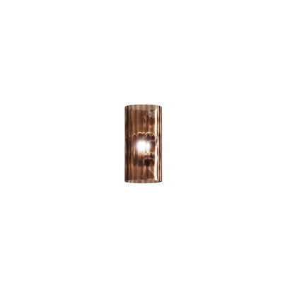 Armonia Wall Lamp 14 Fume' Rombi Matt Black Nickel E12 Ul