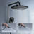 Lefton Complete Shower Set with Temperature Display in Fahrenheit and Dual Shower Head, SST2206-112618502