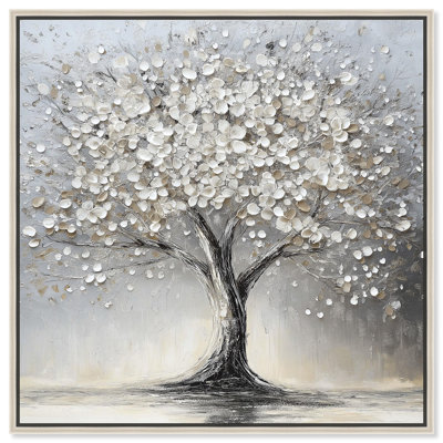 Pure Leaf Veil Canvas Classic Tree Art by Art Remedy