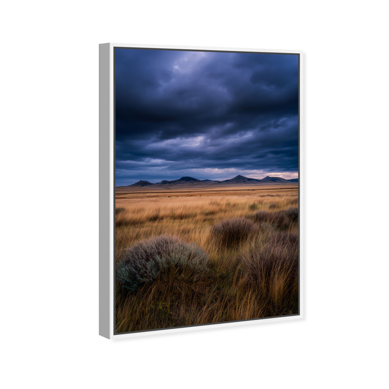 Dark Sky III Print by Oliver Gal, 16" H x 11" W, White Floater Frame