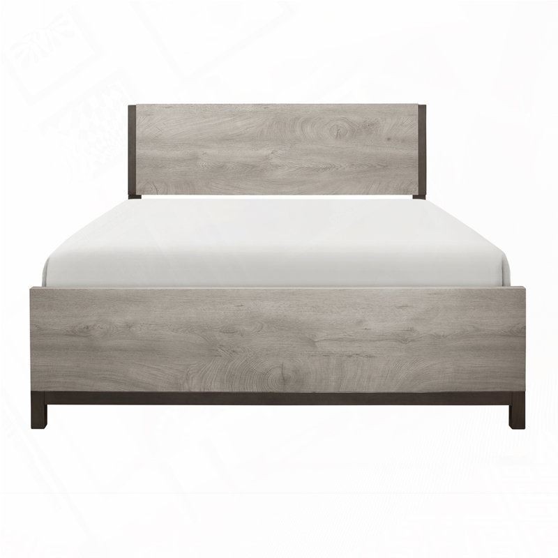 Lit plateforme en bois, Grand