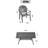 7-Piece Set Of Cast Aluminum Patio Furniture With Black Frame And Red Seat Cushions(Same As:W1710S00491)-1887362494