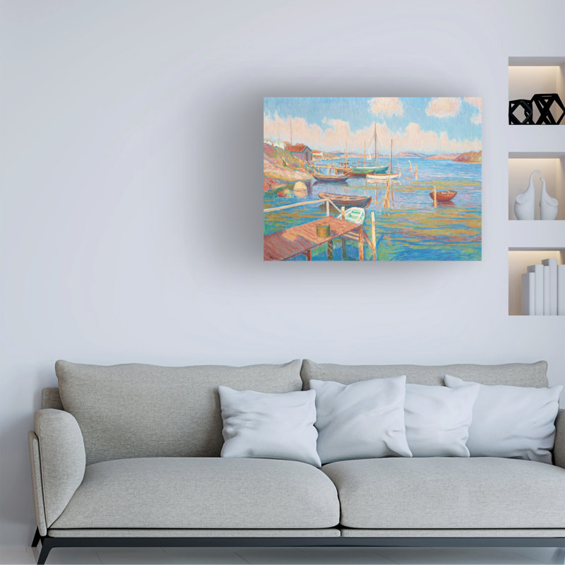 Art sur toile Marcus Jules, H 18 po x l 24 po