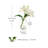 Polyether Polyurethane (PU) Lillies Arrangement in Vase