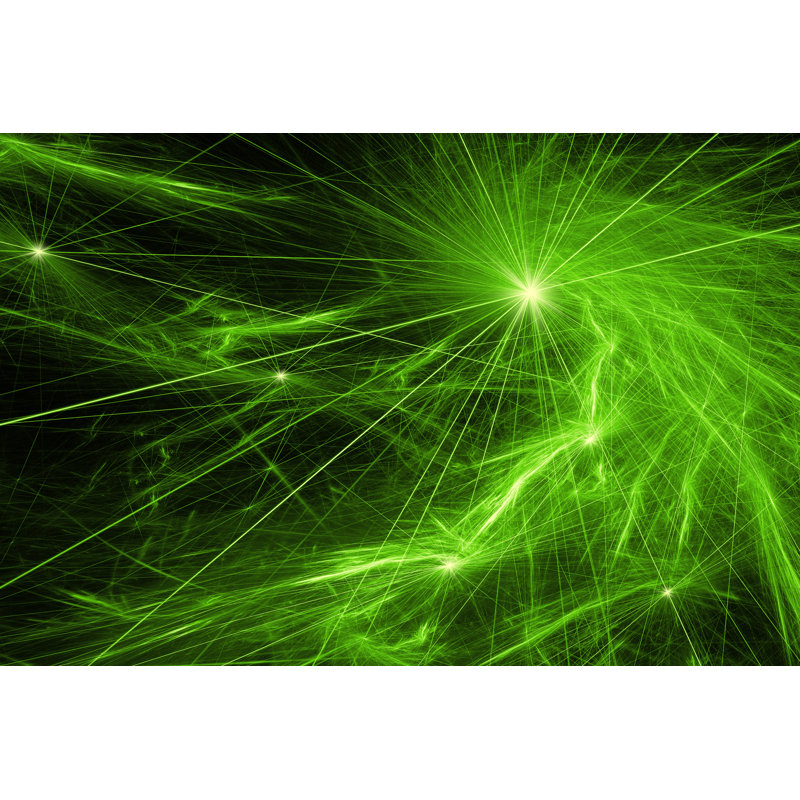Laser Lights Background - Wrapped Canvas Print, 30cm H x 46cm W x 3.8cm D