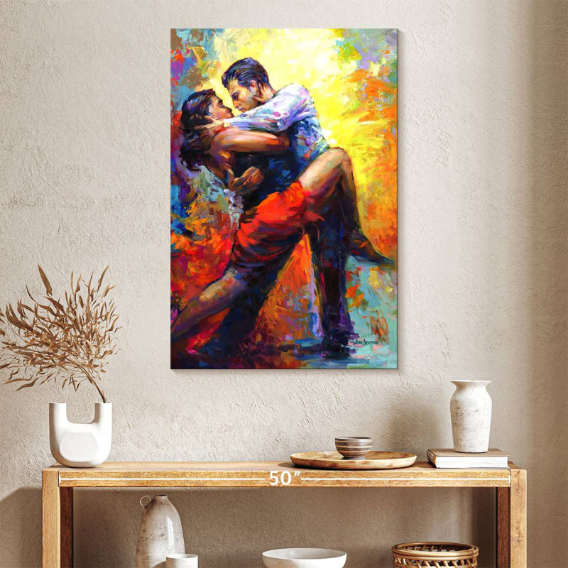 Tango Fire, 39" H x 26" W