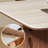 Simple retro rectangular dining table set-106735847