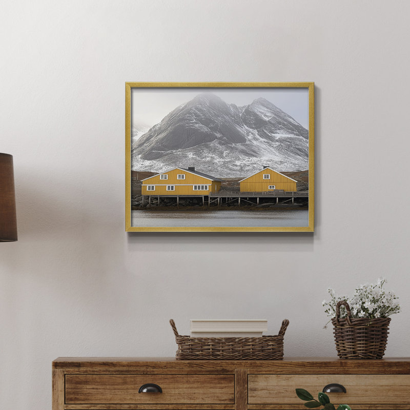 «LANDSCAPES Series L», reproduction encadrée - bois massif
