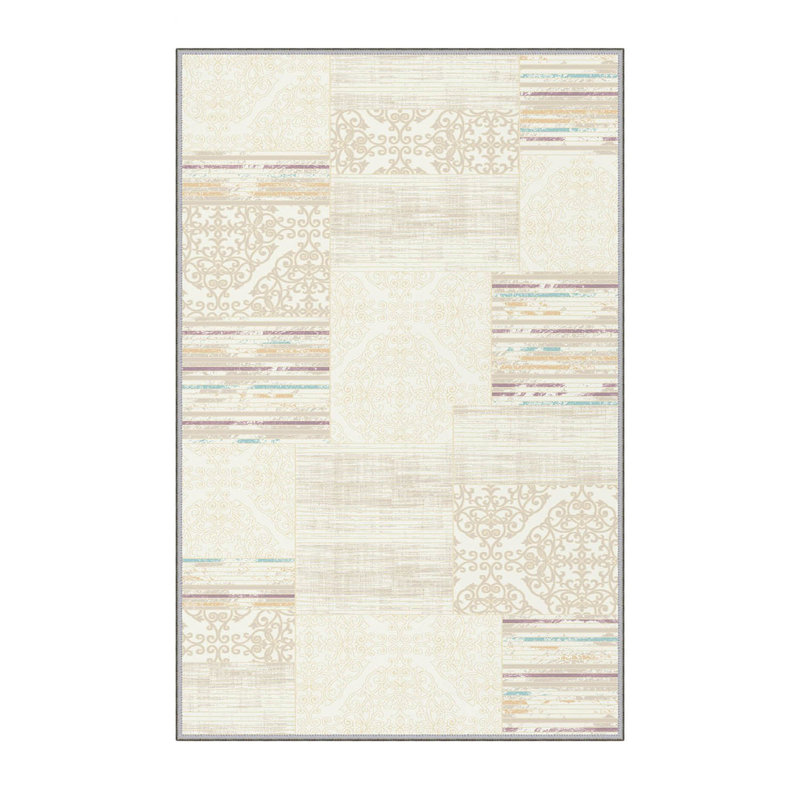 Premium Hall Carpet (2.6 x 9.8 ft), 1% Polyester, .3 in Pile Height | Antibacterial, Non-Slip Underside, 3D Digital Print | Machine Washable, Durable, Ideal for Home & Office, Easy Maintenance