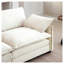 Ensemble de canapé de salon en velours côtelé beige 4 pièces | 2 chaises d'appoint + 2 chaises simples