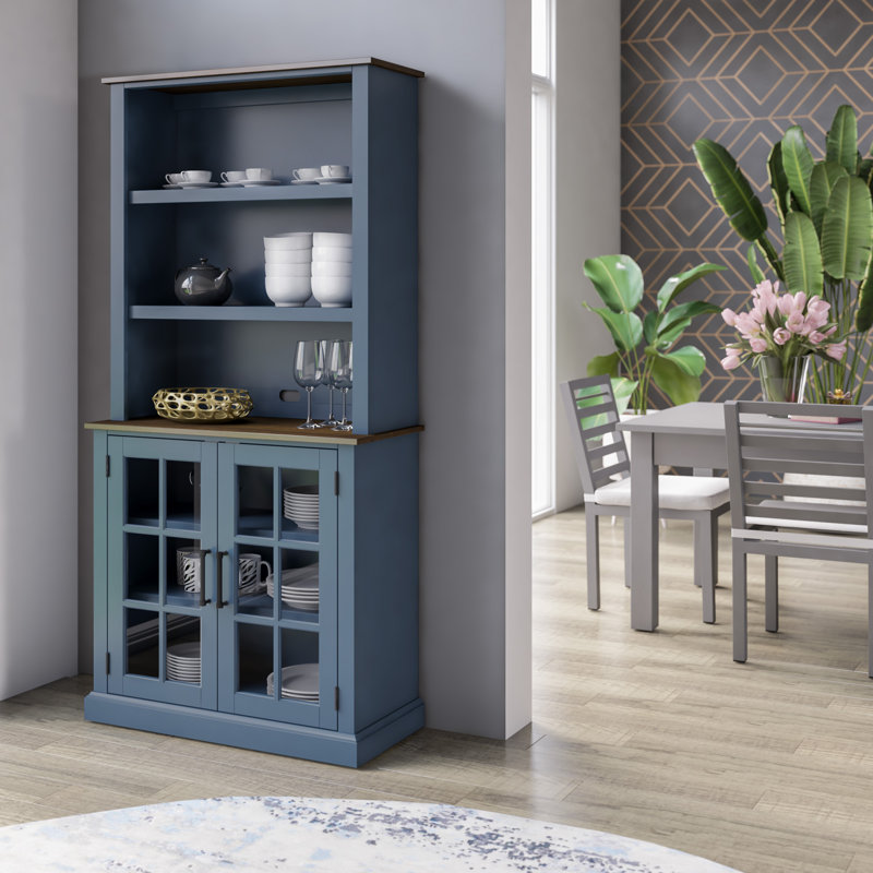 Huche traditionnelle Truby pour la cuisine et la salle à manger, Fontana - bleu