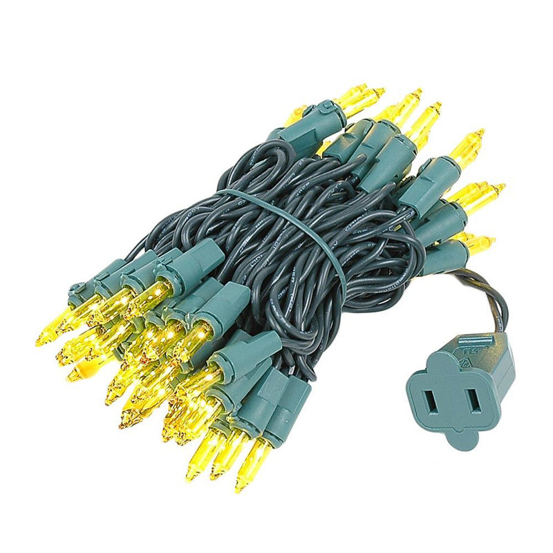 Mini-chaîne pour l’extérieur 11'50 ampoules Pirtle, Jaune, vert