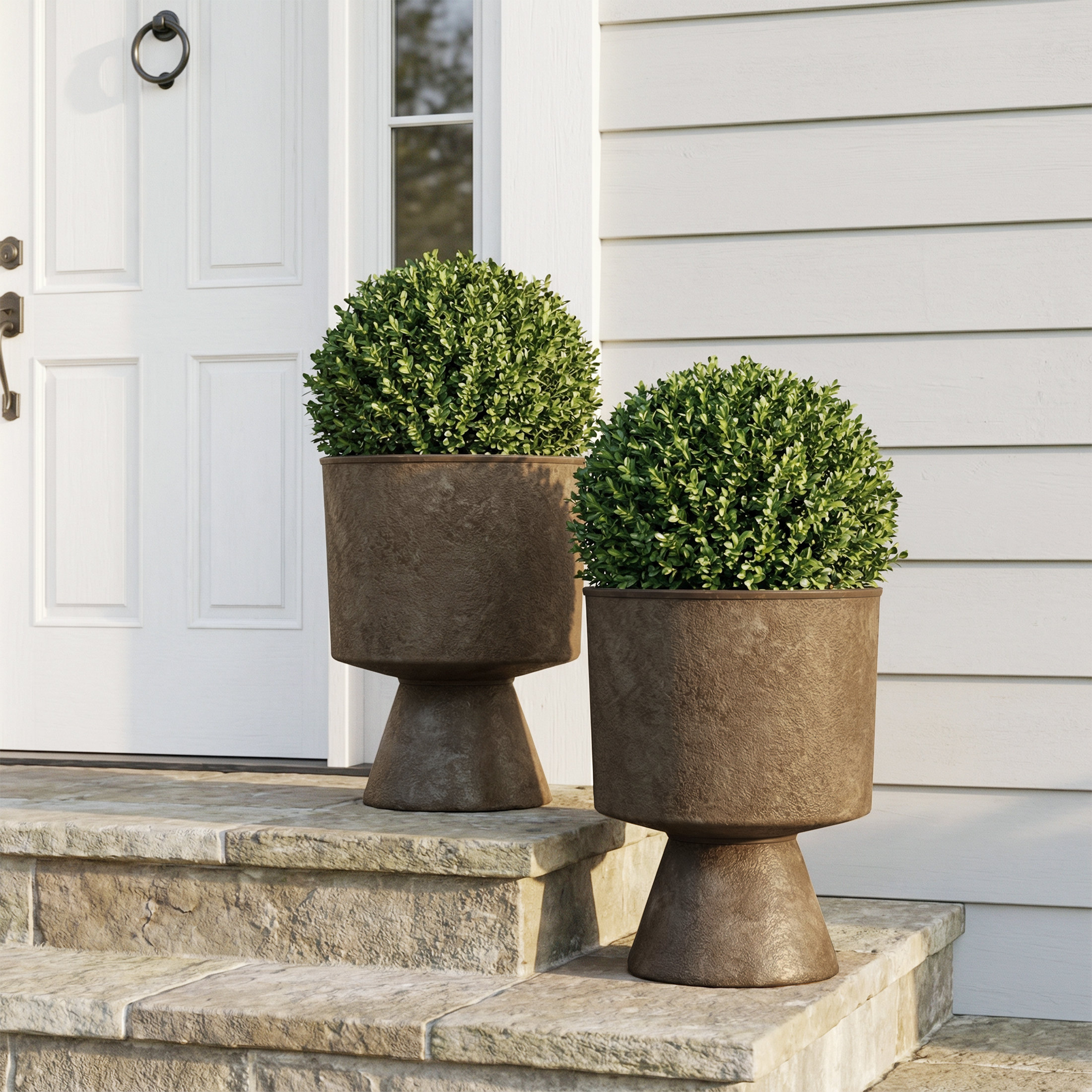 Latitude Run® 20.3 Inch Tall PE Cup-Shaped Planter Pots & Reviews | Wayfair