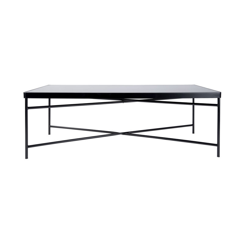 Smooth Cross Legs Coffee Table