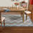 TOWN & COUNTRY EVERYDAY Brooks Retro Geo Outdoor Rug Red/Multi-97549306