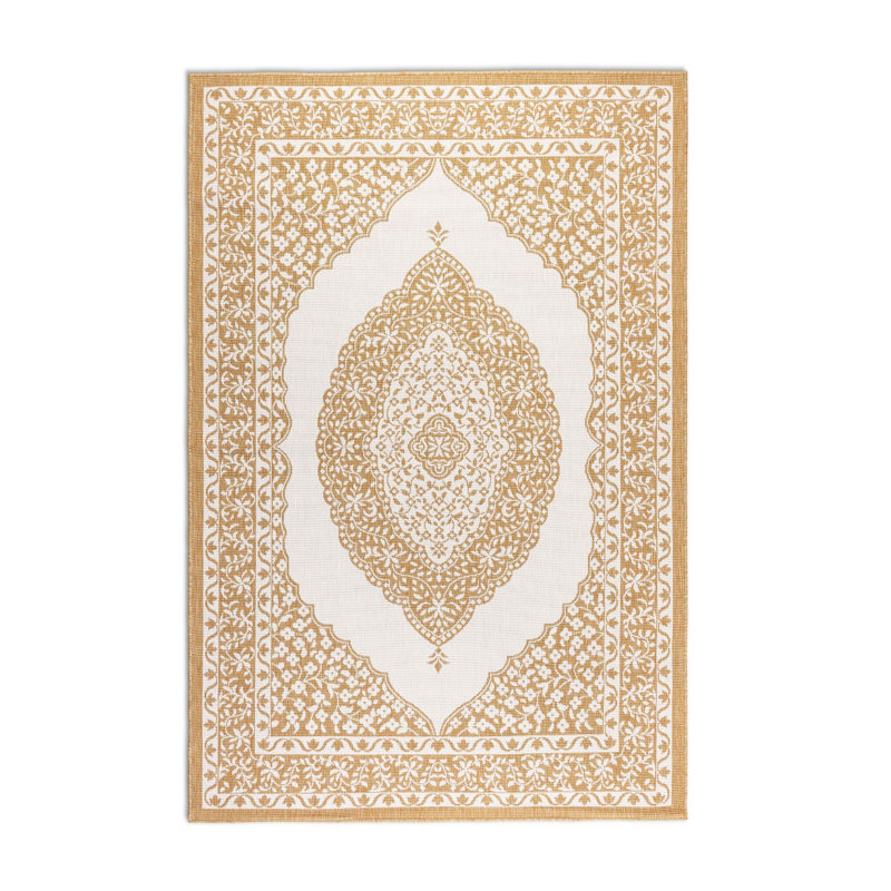 Dynamic Ornamental Indoor / Outdoor Area Rug, Rectangular 80 x 150cm