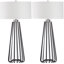 Ensemble de lampes de table blanches 33 po Anchondo