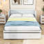 Lit escamotable double en bois avec conception peu encombrante-503467378-503467374