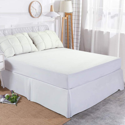 Jupe de lit en microfibre brossée 1