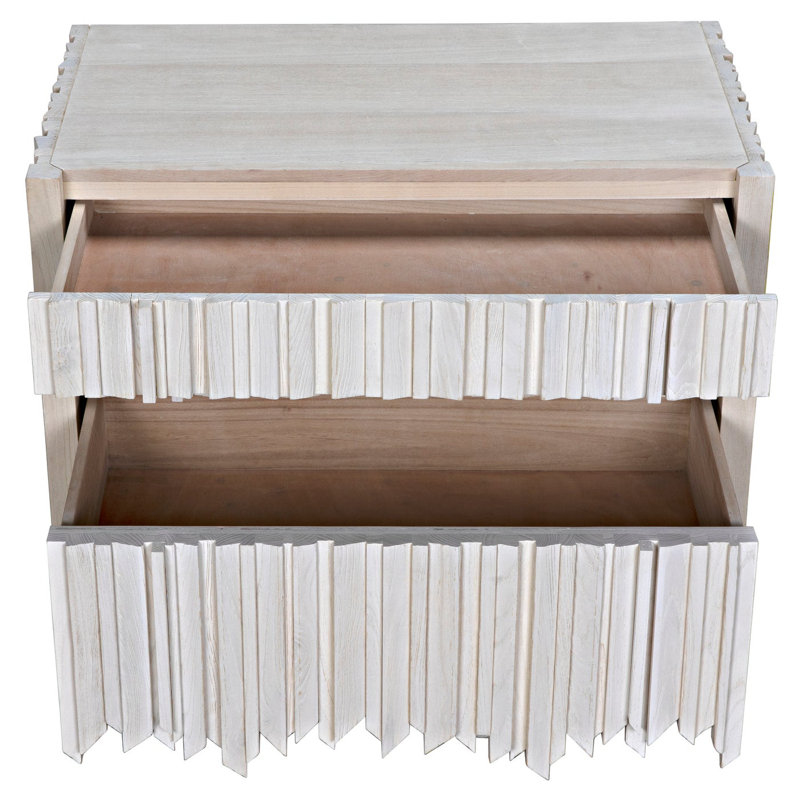 Desdemona 3 - Drawer Solid Wood Dresser