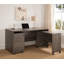 Bureau d'ordinateur mobile en bois, bureau personnel