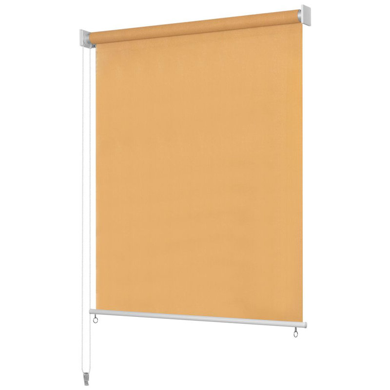 Outdoor Semi Sheer Roller Blind, 140cm W x 230cm L