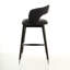 Delsur Upholstered Counter Stool with Solid Wood Frame