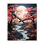 Horloge murale surdimensionnée Pink Forest-99632590