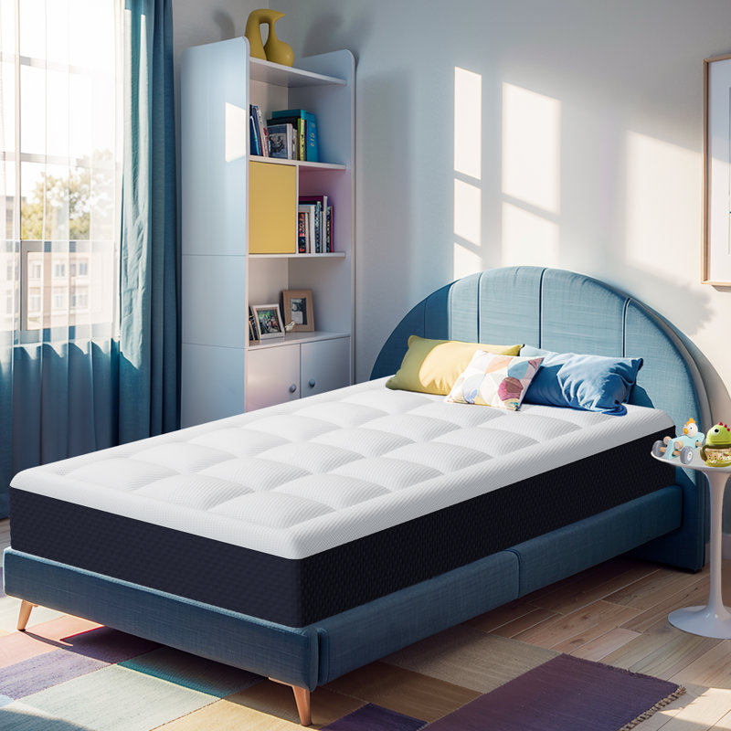 Memory Foam Mattress with Breathable Cover – 5/8/10/12 Inch Options, Twin, 5"