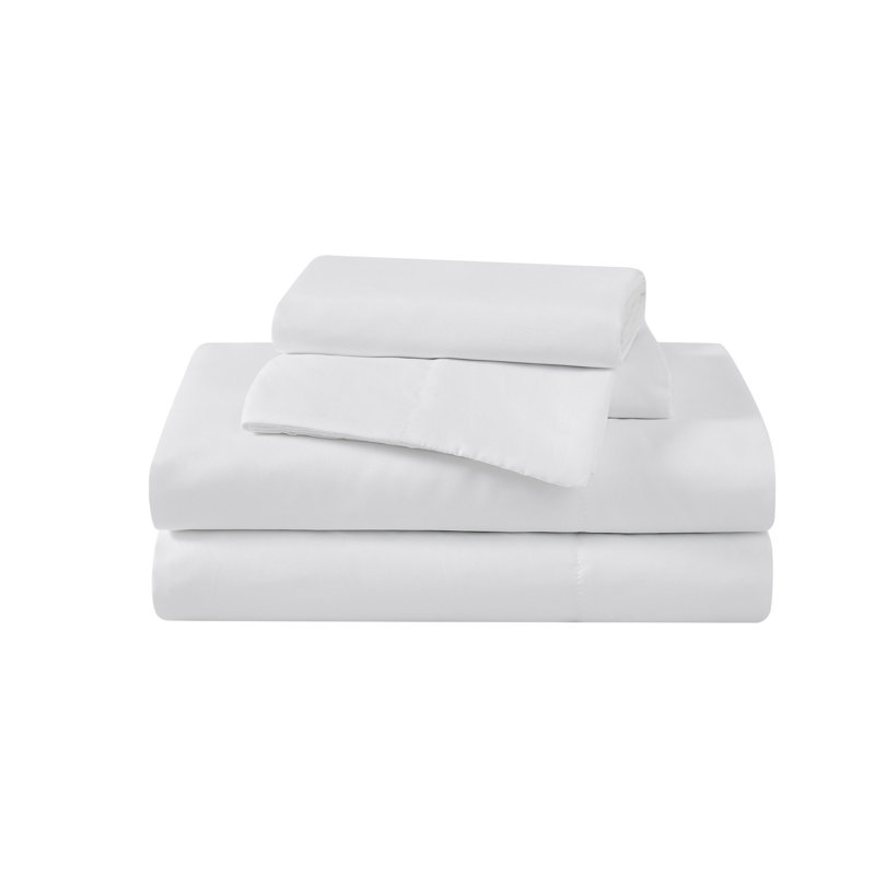 James Pleated Gray King Microfiber Bed in a Bag Set
